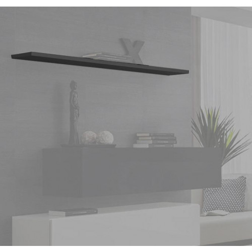 wandplank baza 120 grijs